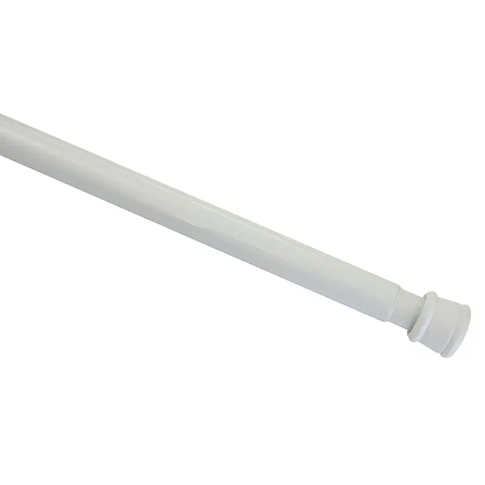 Gardinia Spannstange - Weiß, Auszugslänge: 125 cm - 220 cm - Detailaufnahme