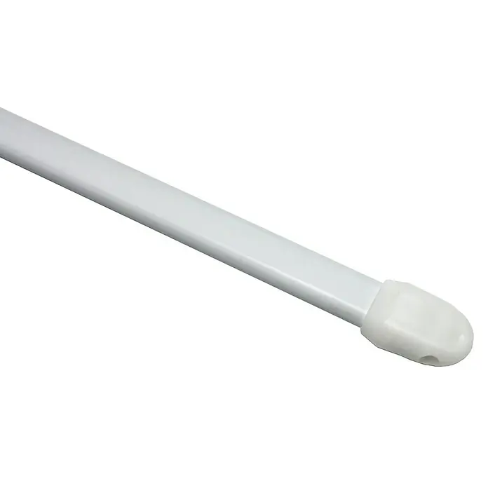 Gardinia Vitragestange - Auszugslänge: 80 cm - 120 cm, Weiß, Inhalt: 2 Stk. - Detailaufnahme
