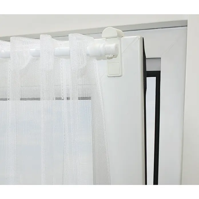 Gardinia Träger für Vitragestangen - Weiß, Inhalt: 2 Stk. - Detailaufnahme