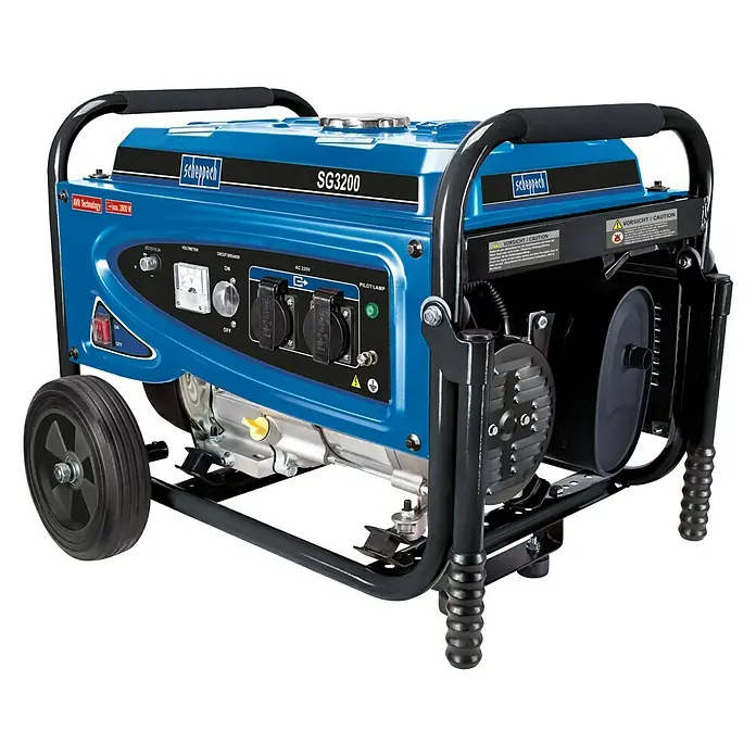 Scheppach Stromerzeuger SG3200 - 2.500 W, Tankvolumen: 15 l, 4,8 kW - Diagonale Ansicht