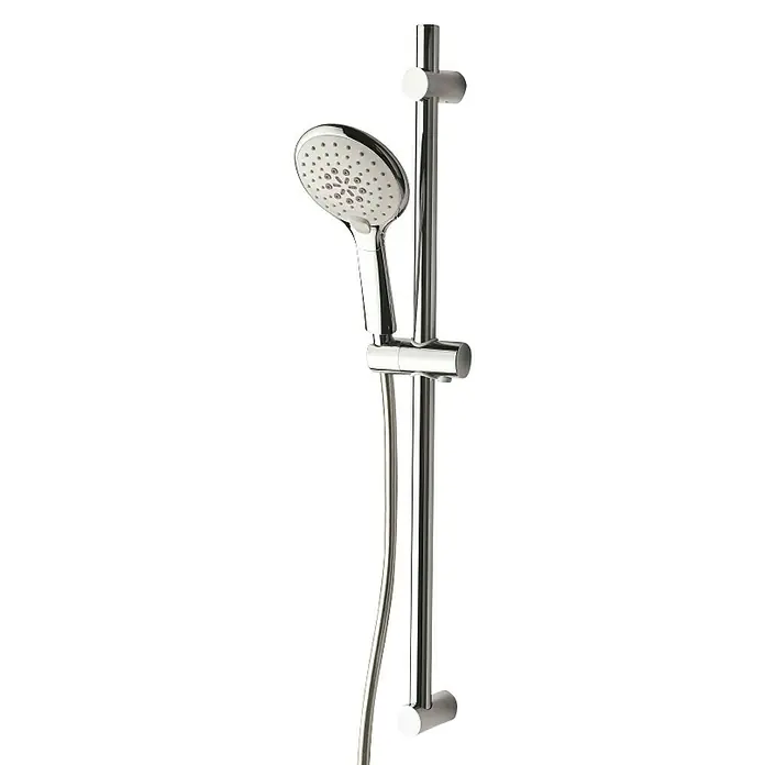 Camargue Samso Sustav tuš garniture Marielyst - Broj vrsta mlaza: 3 Kom., Krom - Dijagonalni pogled