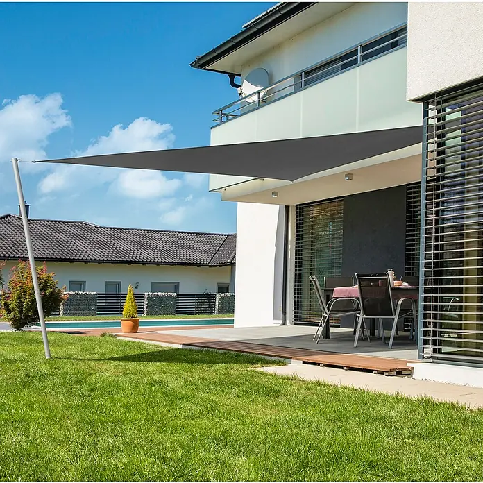 Windhager Zaštita od sunca, jedro Cannes - Cream, D x Š: 3 x 3 m, Trokutno - Živopisni prikaz