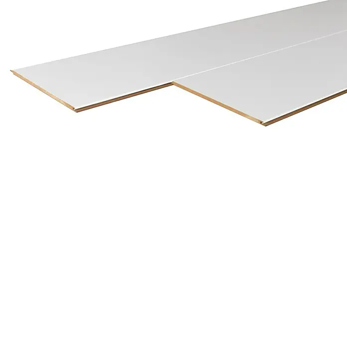 Finsa Panel de pared WP Blanco - 260 cm x 21 cm x 7 mm, Contenido: 5 uds. - Primer plano