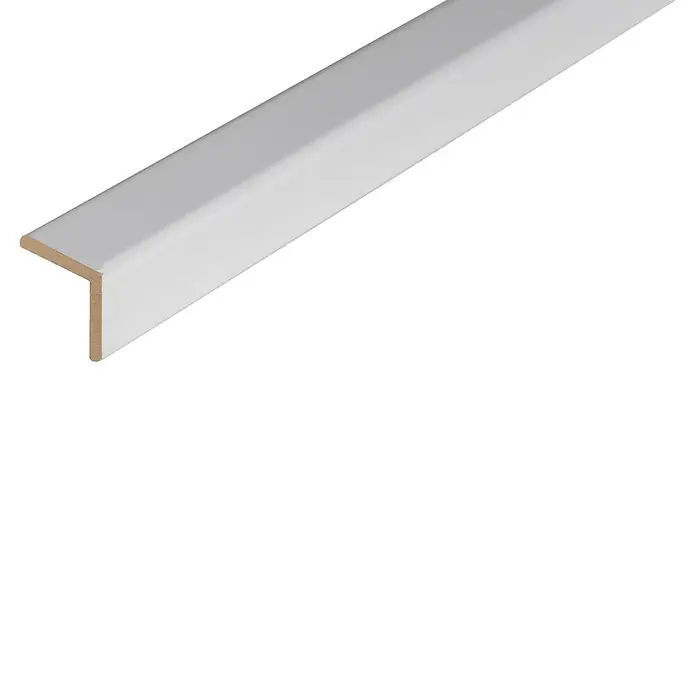 Finsa Cantonera Friso WP Blanco - 260 x 3 x 3 cm - Primer plano