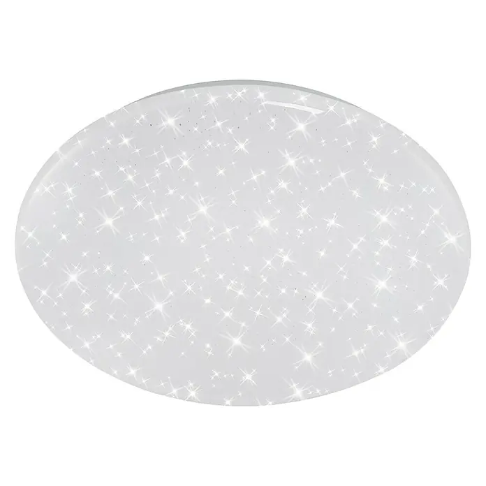Brilo Plafón LED redondo inteligente con Wifi Link - 24 W, Ø x Al: 38,5 x 9,5 cm, Blanco - Vista ascendente