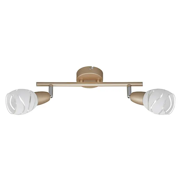 Briloner Regleta Golden - 40 W, L x An x Al: 80 x 315 x 117 mm, E14 - Vista ascendente