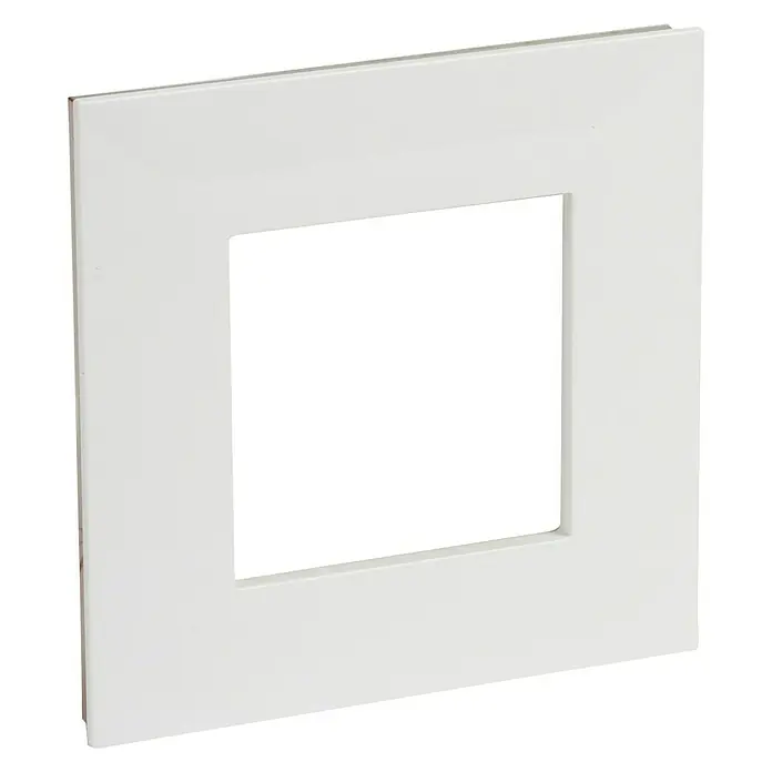 Legrand Valena Next Marco - Blanco/Oro rosa, x 1, Plástico, Montaje en la pared - Vista frontal