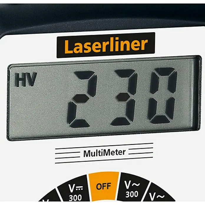 Laserliner Digital-Multimeter - Messbereich Wechselspannung: 200 V - 300 V - Detailaufnahme