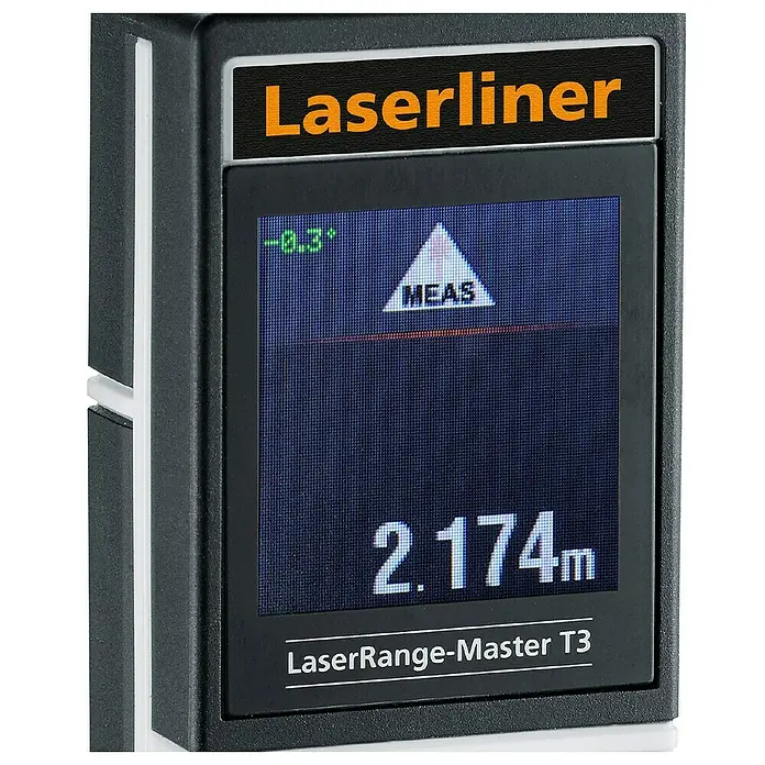 Laserliner Laserentfernungsmesser T3 - Messbereich: 0,2 - 30 m - Detailaufnahme