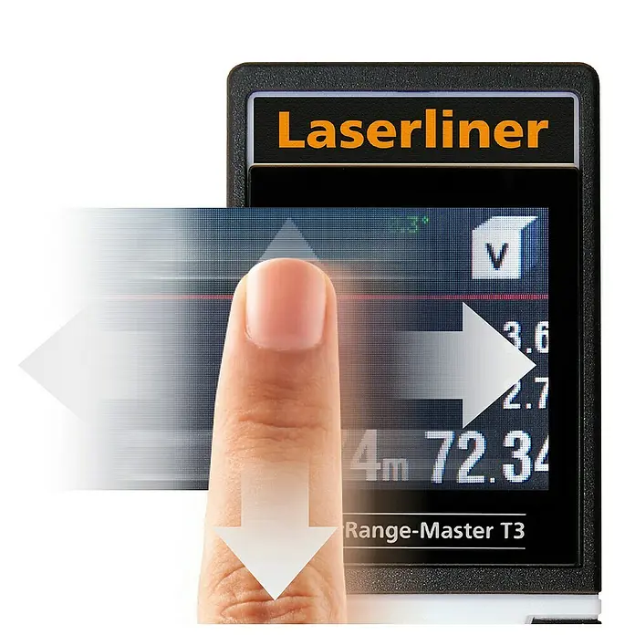 Laserliner Laserentfernungsmesser T3 - Messbereich: 0,2 - 30 m - Anwendungsbeispiel
