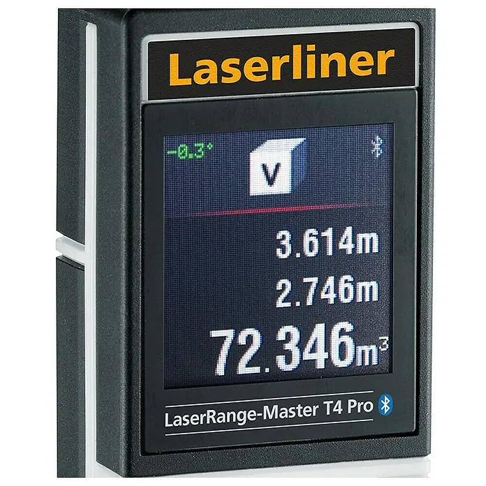 Laserliner Laserentfernungsmesser LaserRange Master T4 - Messbereich: 0,2 - 40 m - Detailaufnahme