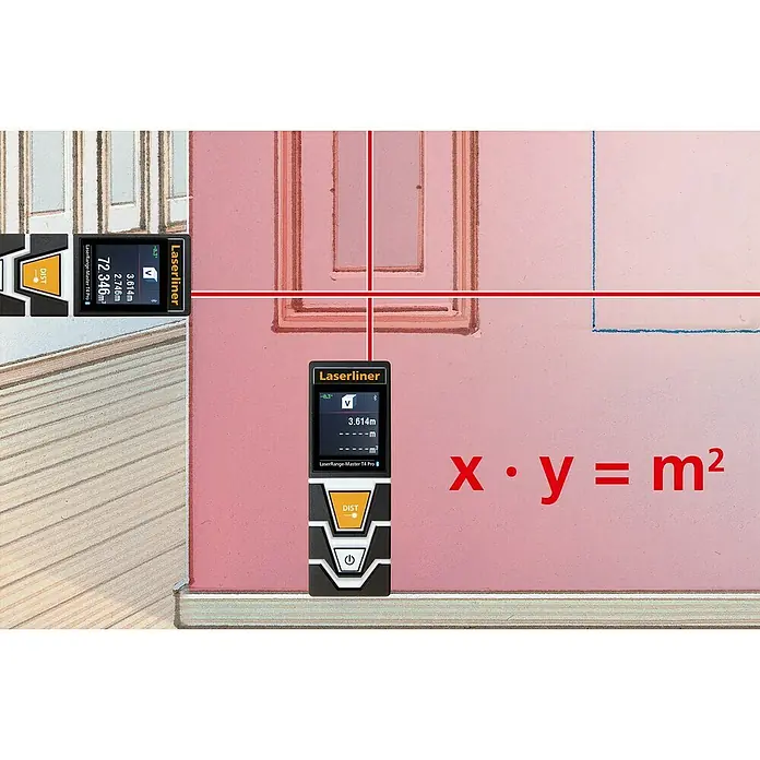 Laserliner Laserentfernungsmesser LaserRange Master T4 - Messbereich: 0,2 - 40 m - Anwendungsbeispiel