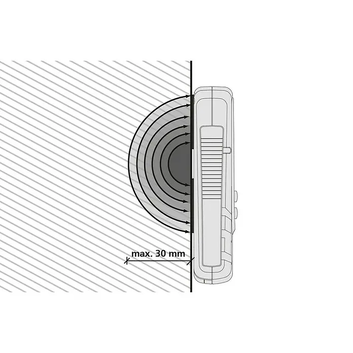 Laserliner Feuchtigkeitsmessgerät MoistureFinder Compact - Geeignet für: Zementestrich