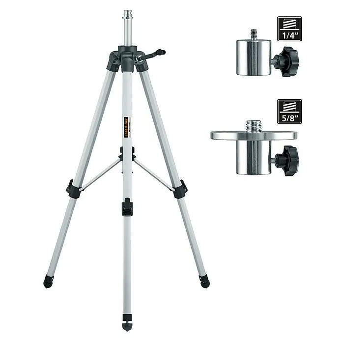 Laserliner Stativ VarioStand - Höhenverstellung: 57 - 122 cm, Stativ-Gewinde: ¼″ - Vorderansicht