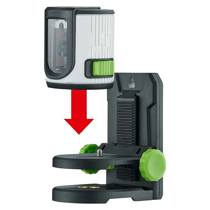 Laserliner Kreuzlinienlaser EasyCross Green - Max. Arbeitsbereich: 10 m - Diagonale Ansicht