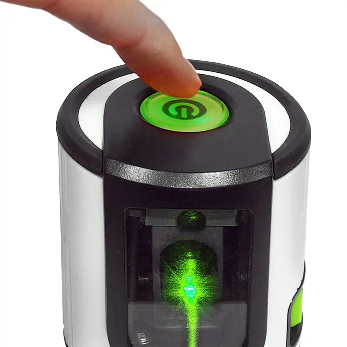Laserliner Kreuzlinienlaser EasyCross Green - Max. Arbeitsbereich: 10 m - Detailaufnahme