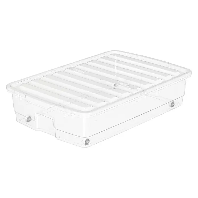 SmartStore Classic Rollenaufbewahrungsbox SmartStore Bedroller - L x B x H: 760 x 510 x 180 mm, Fassungsvermögen: 46 l - Diagonale Ansicht