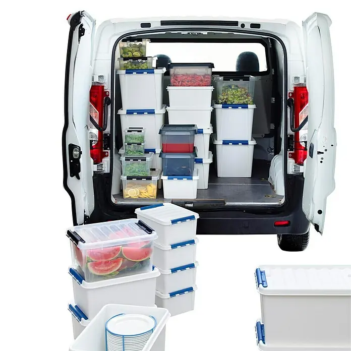 SmartStore Aufbewahrungsbox SmartStore PRO 15 - L x B x H: 400 x 300 x 190 mm, Kunststoff, Weiß - Anwendungsbeispiel