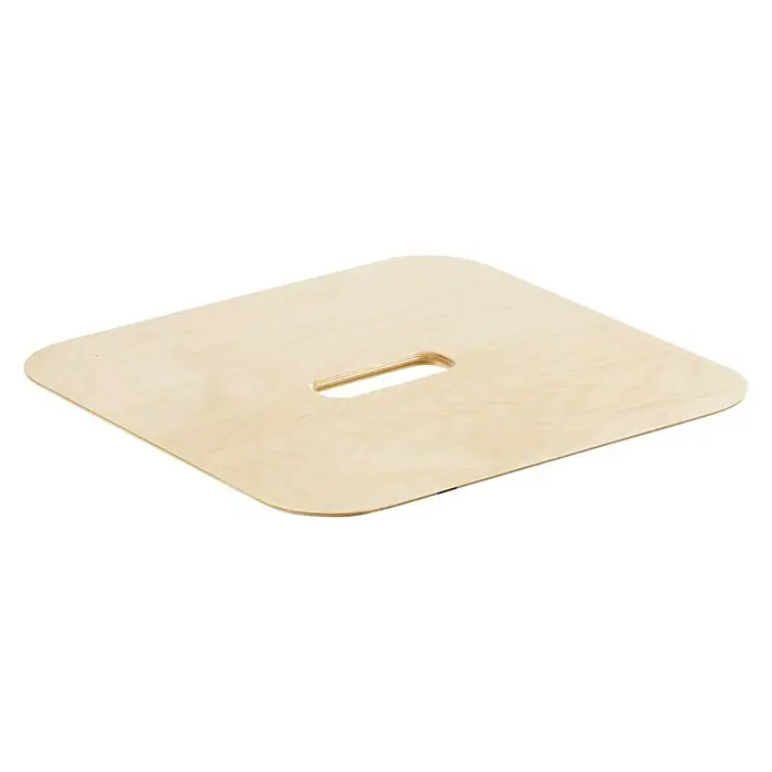 SmartStore Collect Deckel Bamboo - Bambus, 34 x 34 cm - Diagonale Ansicht