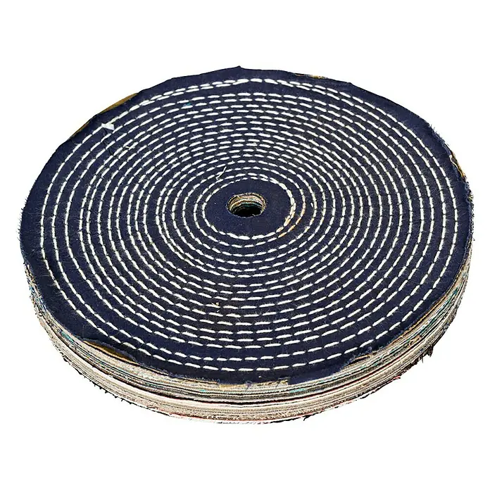 Holzmann Textilpolierscheibe - Ø x H: 150 x 25 mm, Flanell - Ansicht von oben