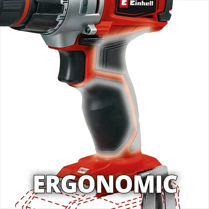 Einhell Power X-Change Akku-Bohrschrauber TE-CD 18/2 - 18 V, Ohne Akku, Leerlaufdrehzahl: 0 U/min - 1.250 U/min - Detailaufnahme