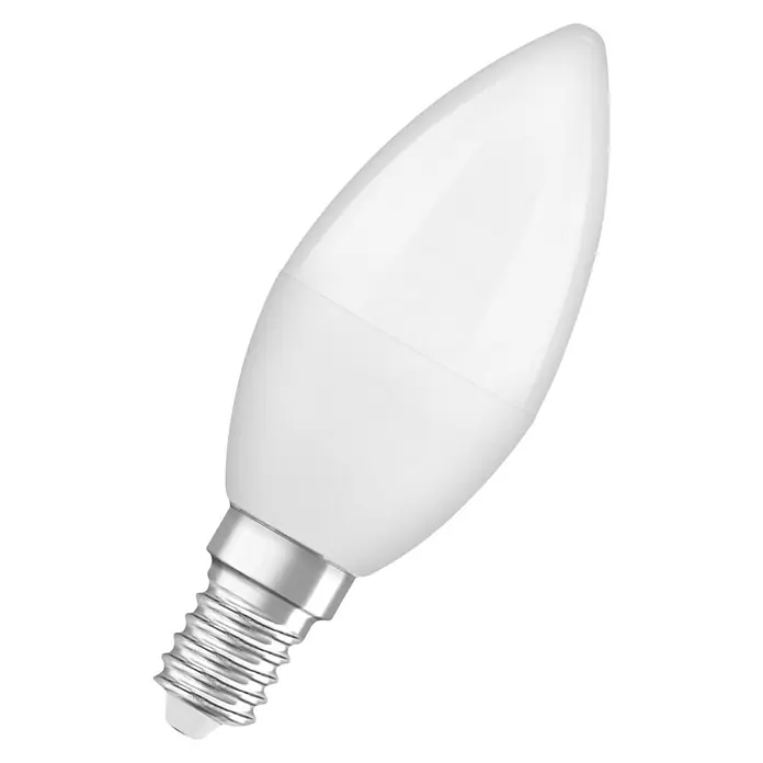 Osram Bombilla LED Classic B40 - 3 uds., 5,3 W, E14, Blanco cálido - Vista frontal