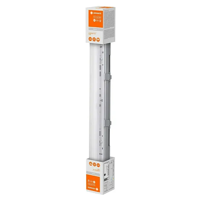 Ledvance LED-Feuchtraum-Lichtleiste Submarine - 8 W, Länge: 65,5 cm, Neutralweiß, IP65 - Diagonale Ansicht