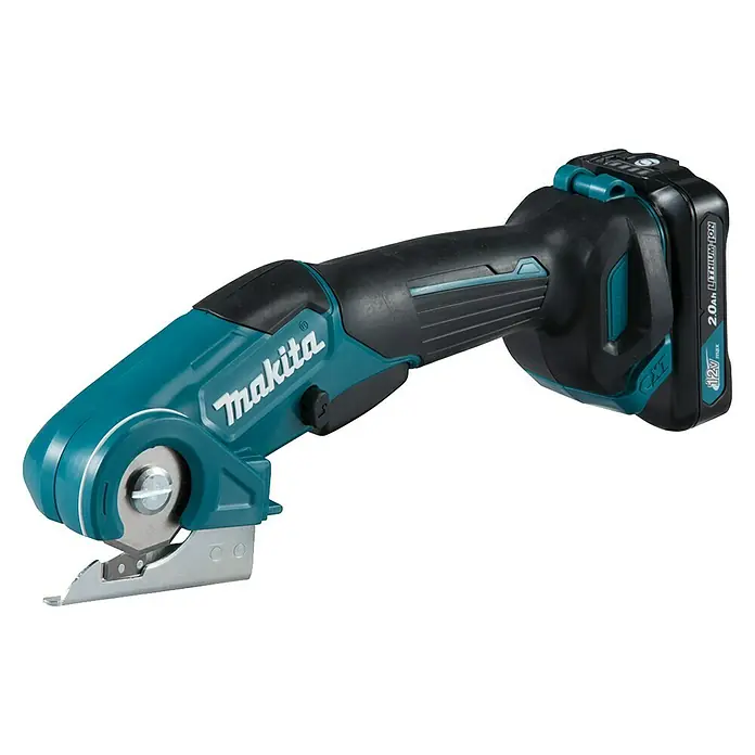 Makita Akku-Universalschere CP100DSA - 12 V, 1 Akku, Schnitttiefe: Max. 6 mm - Linke Seitenansicht