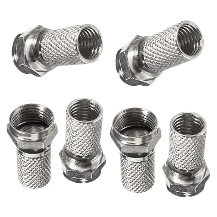 Conector F Axil Kit 6 - Diámetro: 6,6 mm - Vista angular