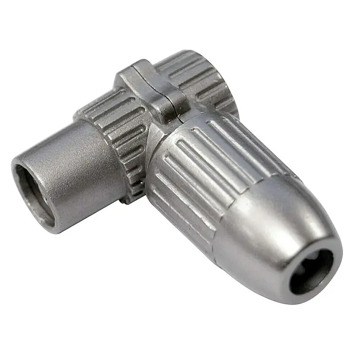 Conector coaxial - Hembrilla coaxial - Vista angular