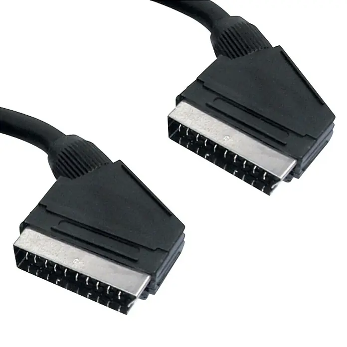 Cable de euroconector Axil - Negro, Largo: 1,5 m - Primer plano