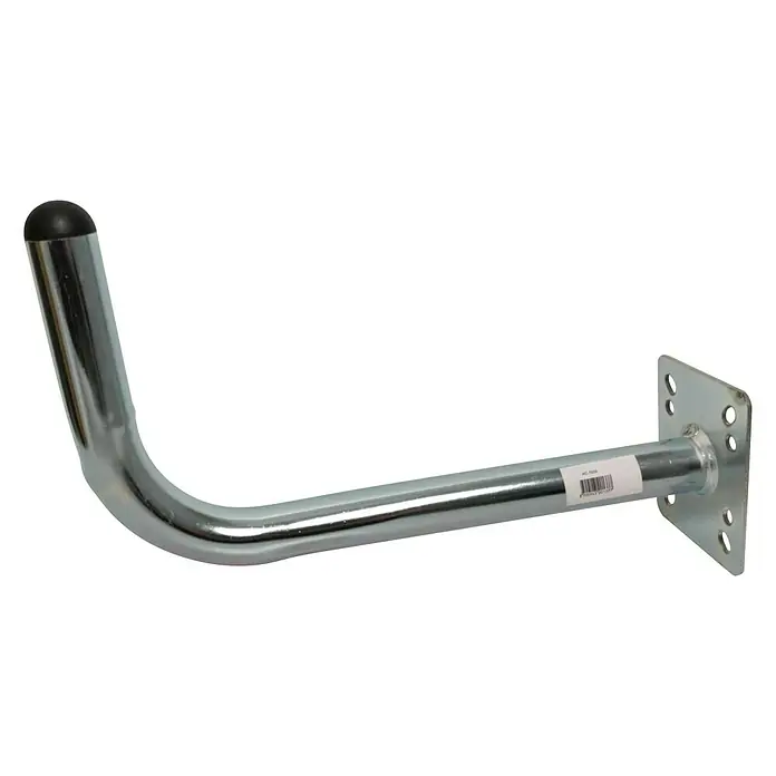 Soporte en forma de "L" - Metal, Altura: 194 mm - Vista de perfil izquierdo