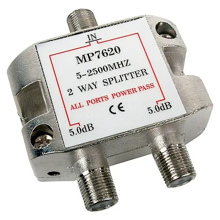 Distribuidor conector TV-SAT 2 salidas