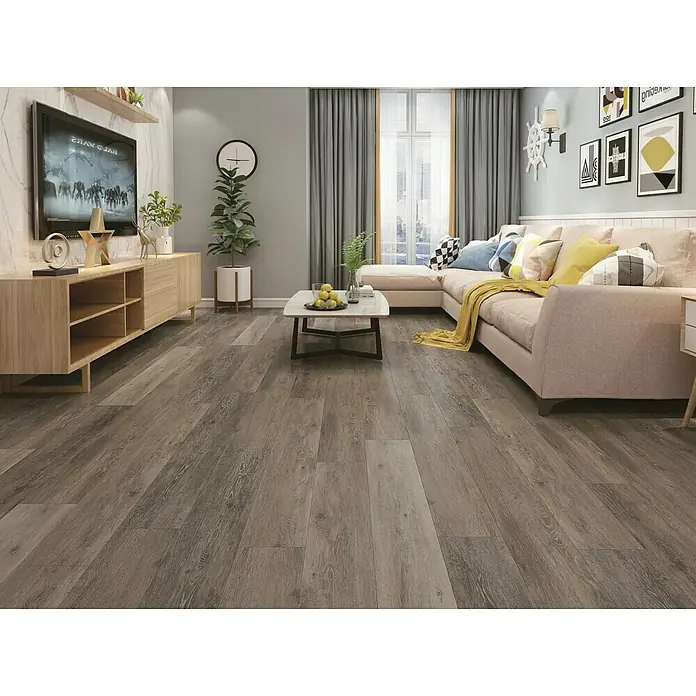 Suelo de vinilo SPC Architect Victorian Ash - 1.220 x 183 x 5,2 mm, Efecto madera - Foto ambiente