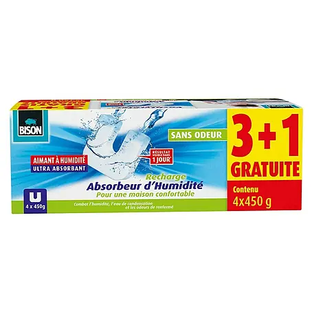 Luchtontvochtiger, navulverpakking Box 4 x 450 g