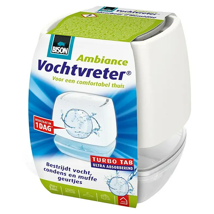 Bison Luchtontvochtiger Ambiance 100 g - Neutraal, 100 g - Diagonaal zicht