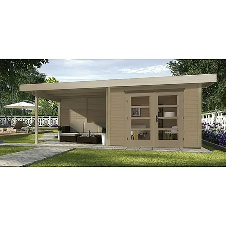 Weka  Gartenhaus Designhaus 126 B+