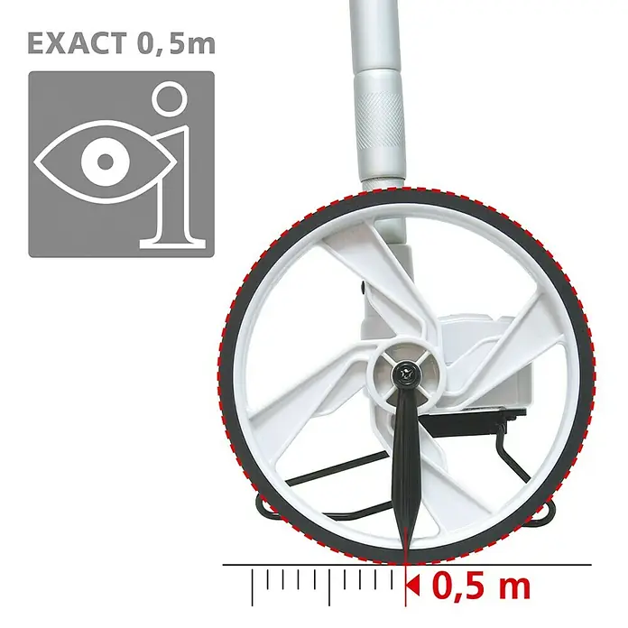 Laserliner Messrad RollPilot Mini - Messbereich: 0 - 9999,9 m - Detailaufnahme