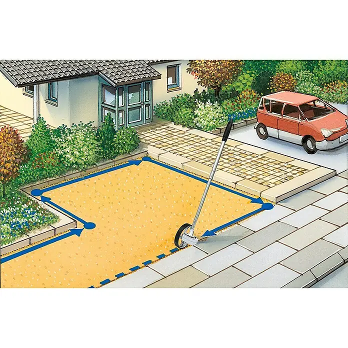 Laserliner Messrad RollPilot Mini - Messbereich: 0 - 9999,9 m - Anwendungsbeispiel
