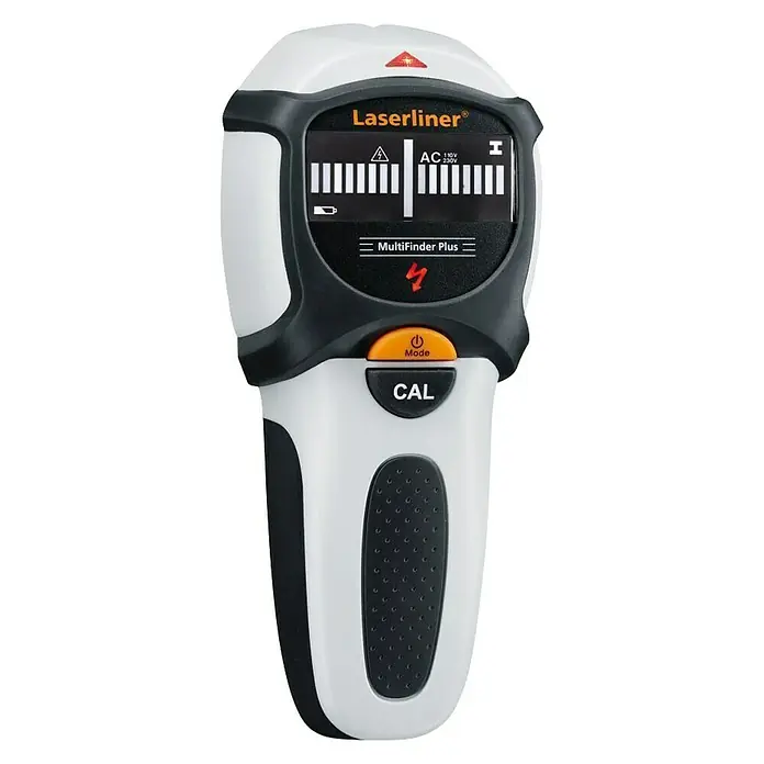 Laserliner Ortungsgerät MultiFinder Plus - Geeignet für: Aufspüren von spannungsführenden Leitungen, Holz und Metall, Erfassungstiefe: Max. 40 mm Holz/Metall - Diagonale Ansicht