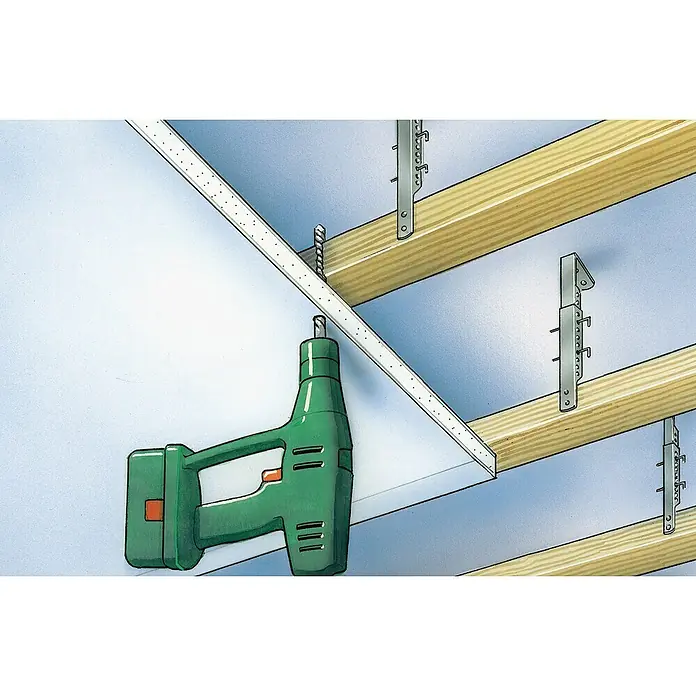 Laserliner Ortungsgerät MultiFinder Plus - Geeignet für: Aufspüren von spannungsführenden Leitungen, Holz und Metall, Erfassungstiefe: Max. 40 mm Holz/Metall - Anwendungsbeispiel