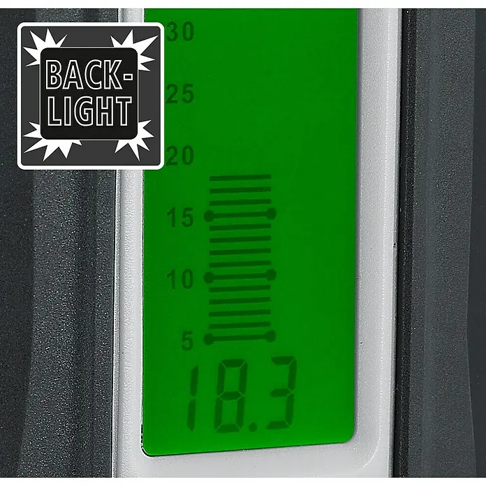Laserliner Feuchtigkeitsmessgerät DampFinder - Messbereich: 5 - 50 % - Detailaufnahme
