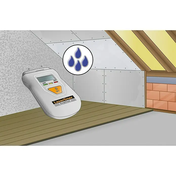 Laserliner Feuchtigkeitsmessgerät - Geeignet für: Baumaterialien/Holz - Anwendungsbeispiel