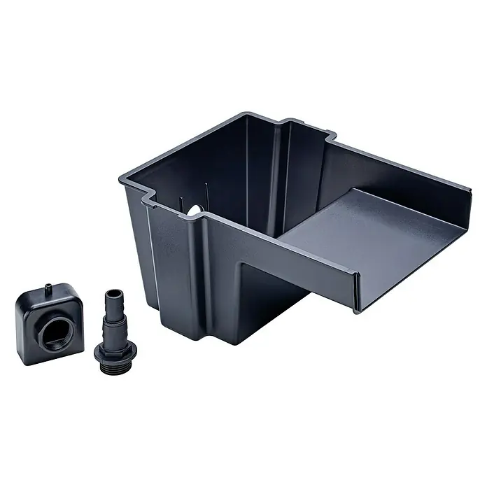 Pontec Einbau-Wasserfall Pondofall - 32,5 x 27 x 16 cm - Diagonale Ansicht
