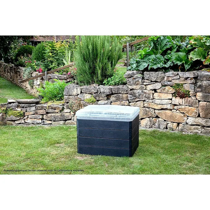 Garantia Frühbeet-Aufsatz Ergo Quadro M - 80 x 60 x 10 cm, Kunststoff - Stimmungsaufnahme