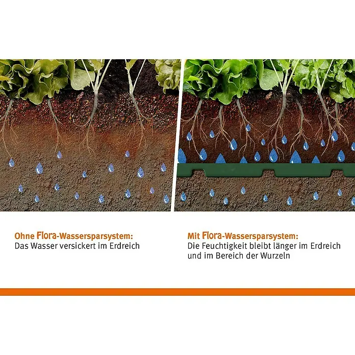 Garantia Wasserspender System Flora - 10 Stk., Kunststoff