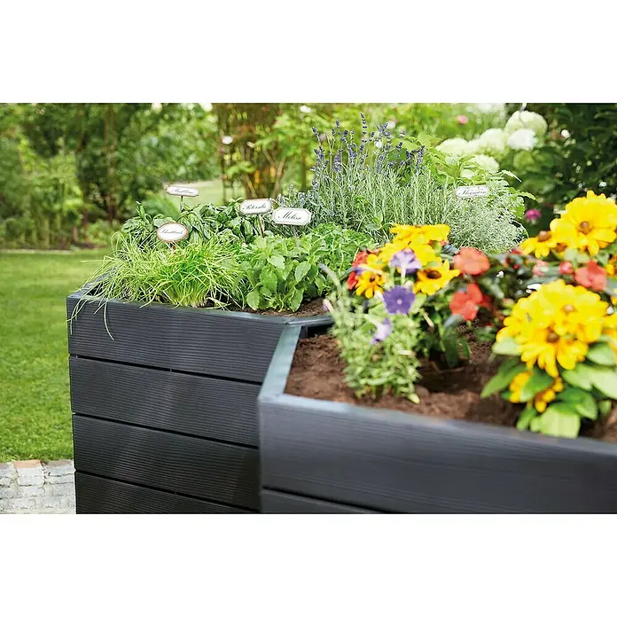 Garantia Hochbeet Ergo XL 75 - Kunststoff, Durchmesser: 145 cm - Stimmungsaufnahme