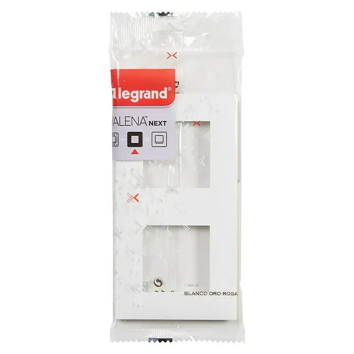 Legrand Valena Next Marco - Blanco/Oro rosa, x 2, Plástico, Montaje en la pared - Vista superior
