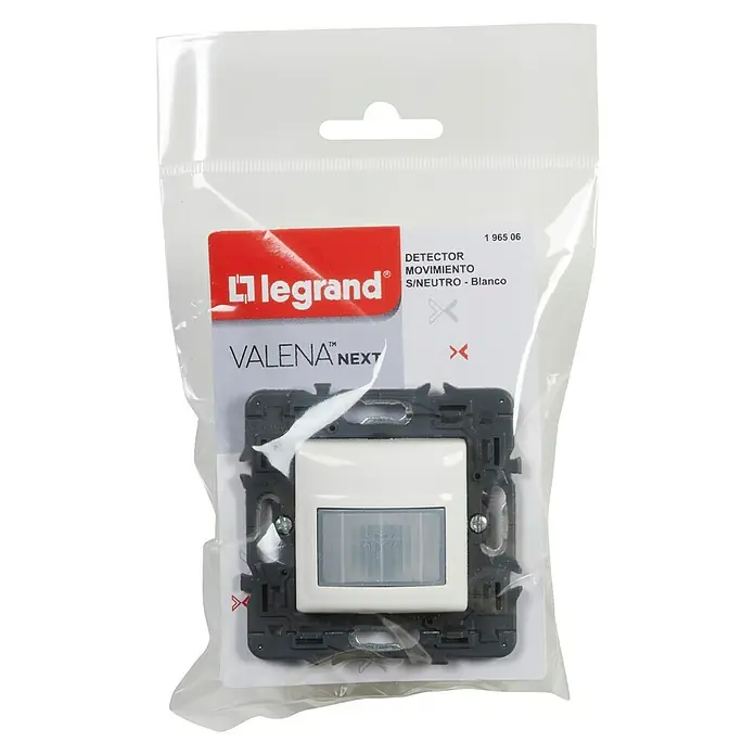 Legrand Valena Next Detector de movimiento por infrarrojos Eco - Alcance: 8 m, Blanco - Vista superior
