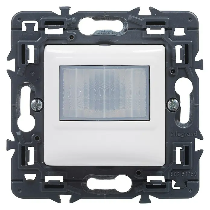 Legrand Valena Next Detector de movimiento por infrarrojos Eco - Alcance: 8 m, Blanco - Vista frontal